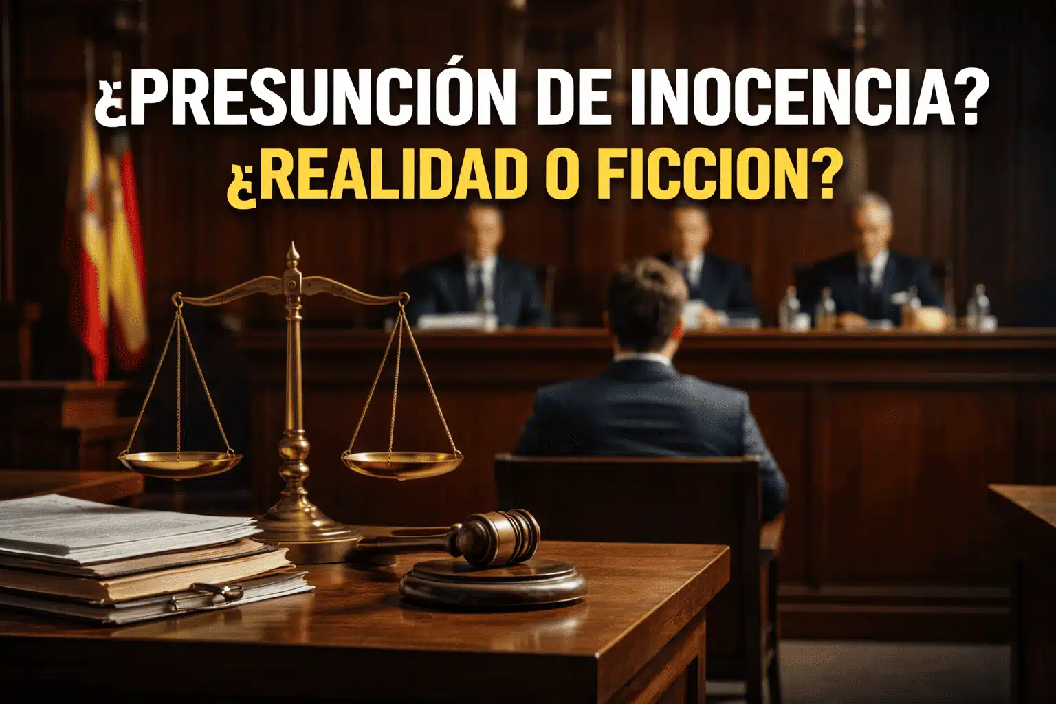 presunción de inocencia en España
