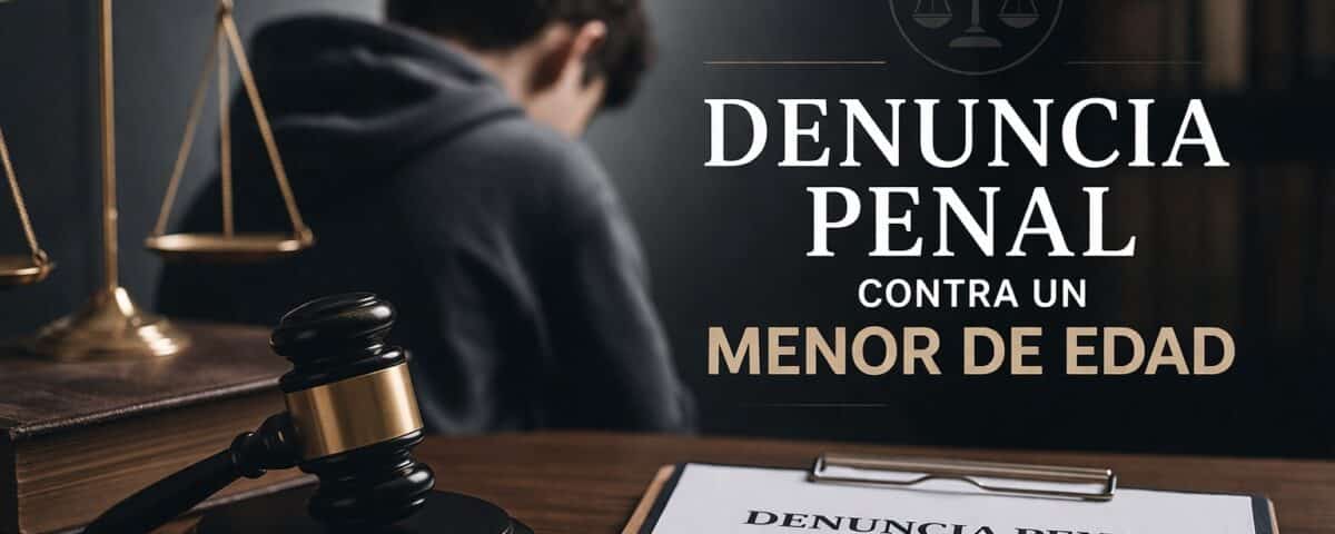 Denuncia Penal menor de edad