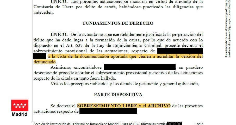 sobreseimiento libre